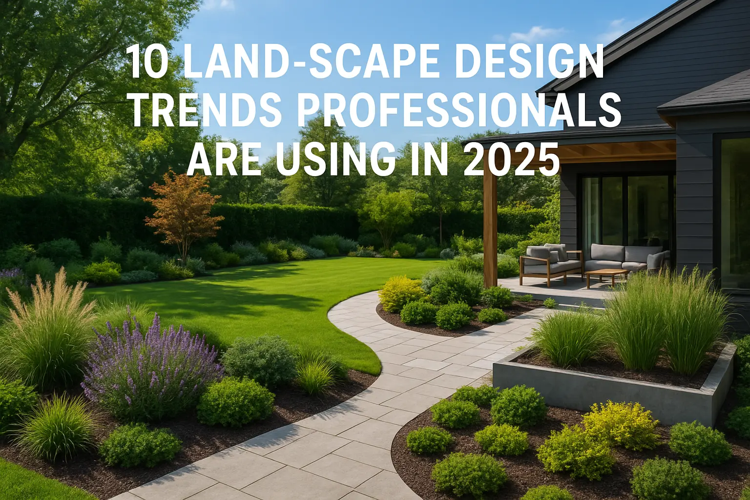 10 Landscape Design Trends Professionals Are Using in 2025​