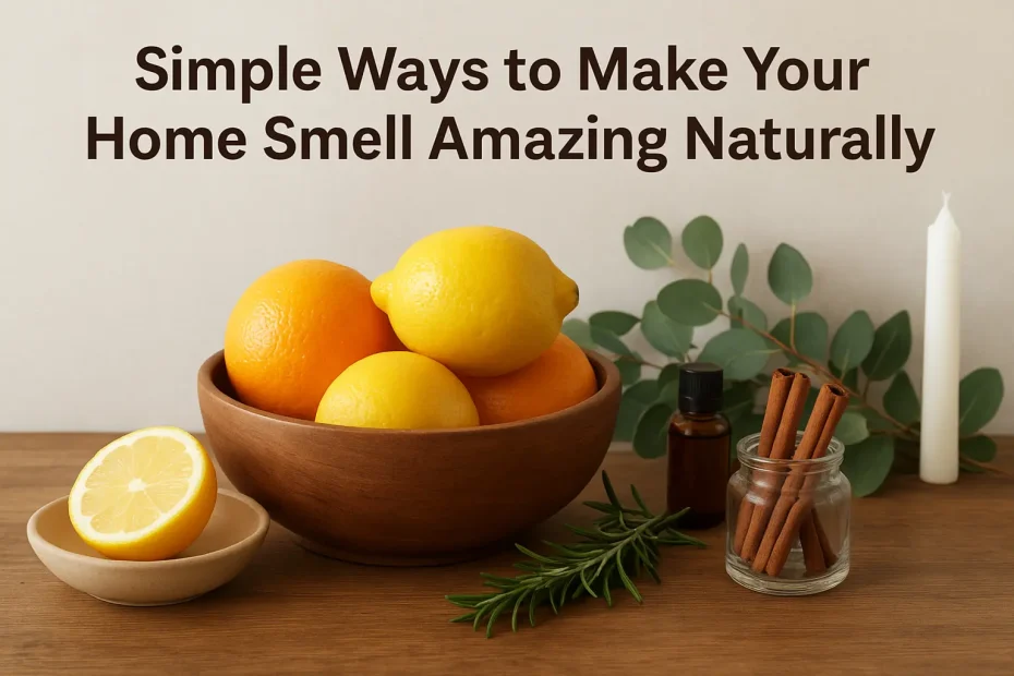 Simple Ways to Make Your Home Smell Amazing Naturally