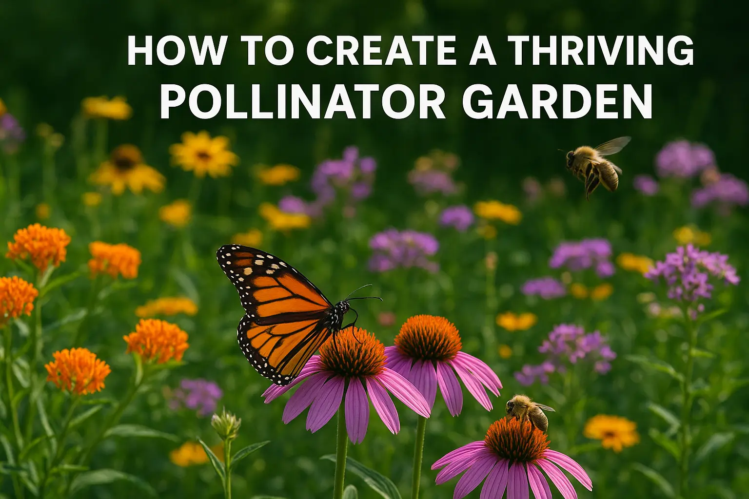 How to Create a Thriving Pollinator Garden