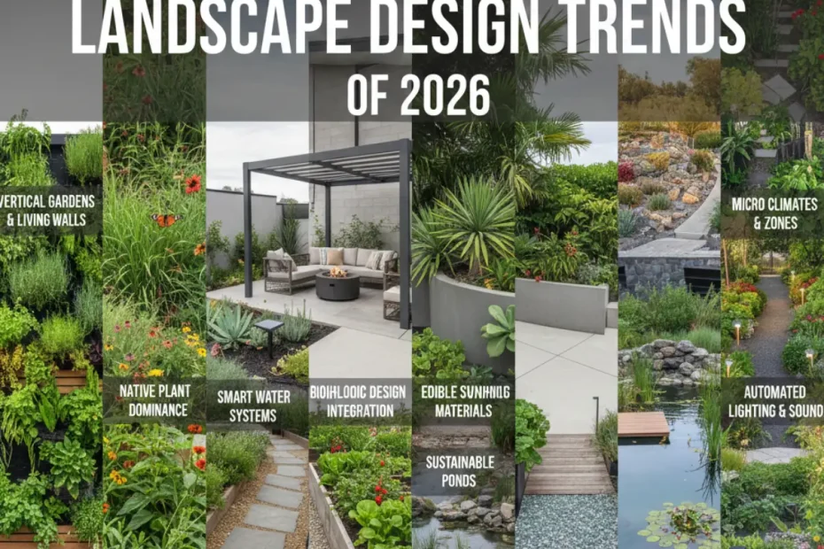 Top 10 Landscape Design Trends of 2026
