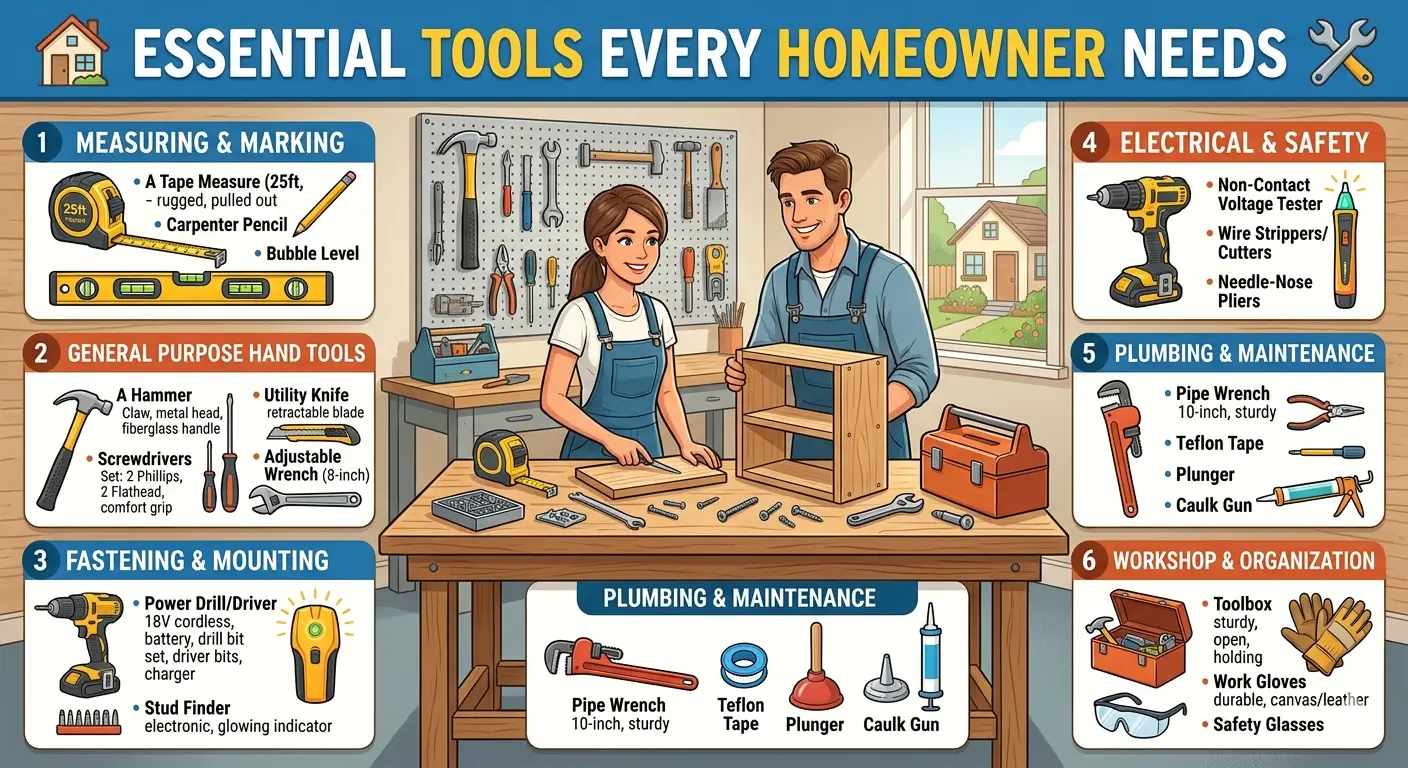 10 Essential Tools Every Homeowner Needs