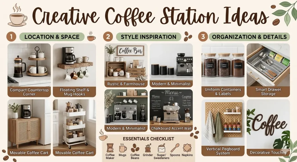 11 Creative Coffee Station Ideas