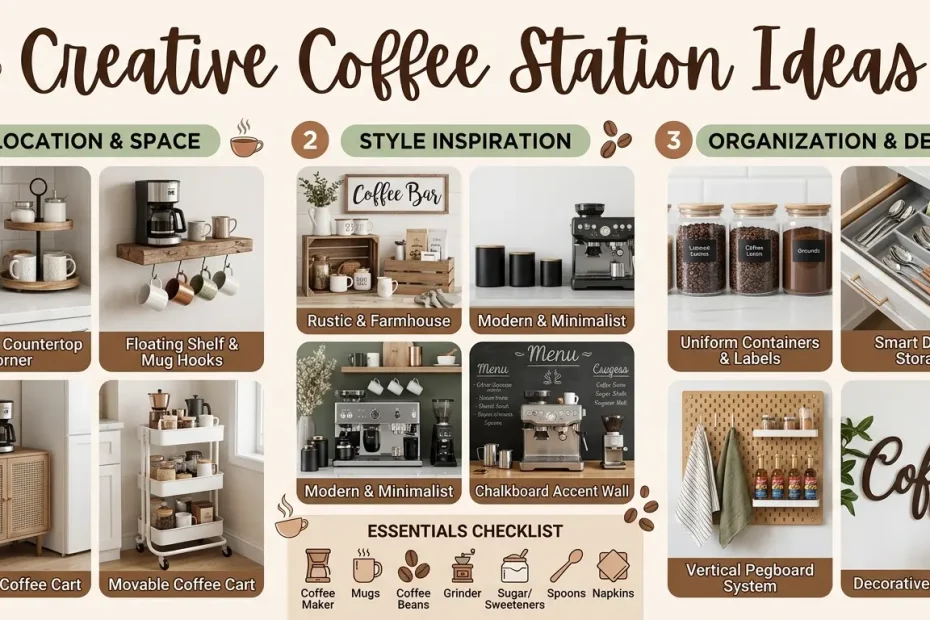 11 Creative Coffee Station Ideas