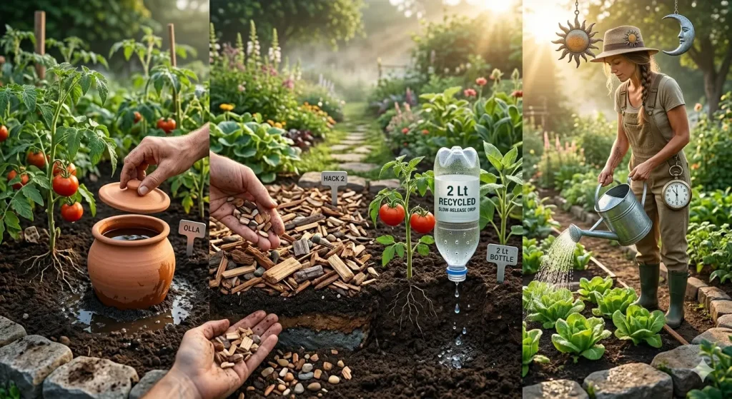 4 Secret Outdoor Plant Watering Hacks