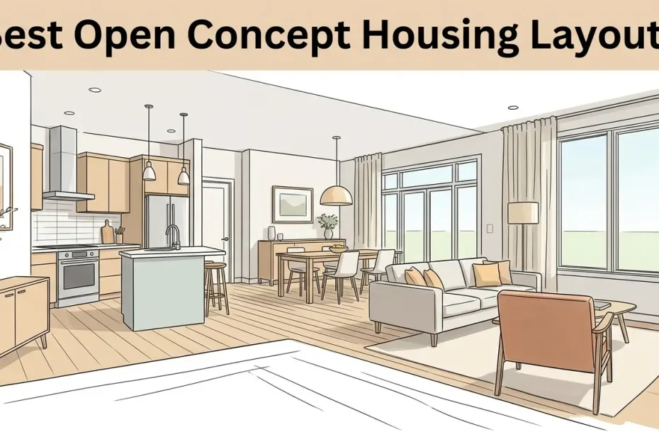 7 Best Open Concept Housing Layouts