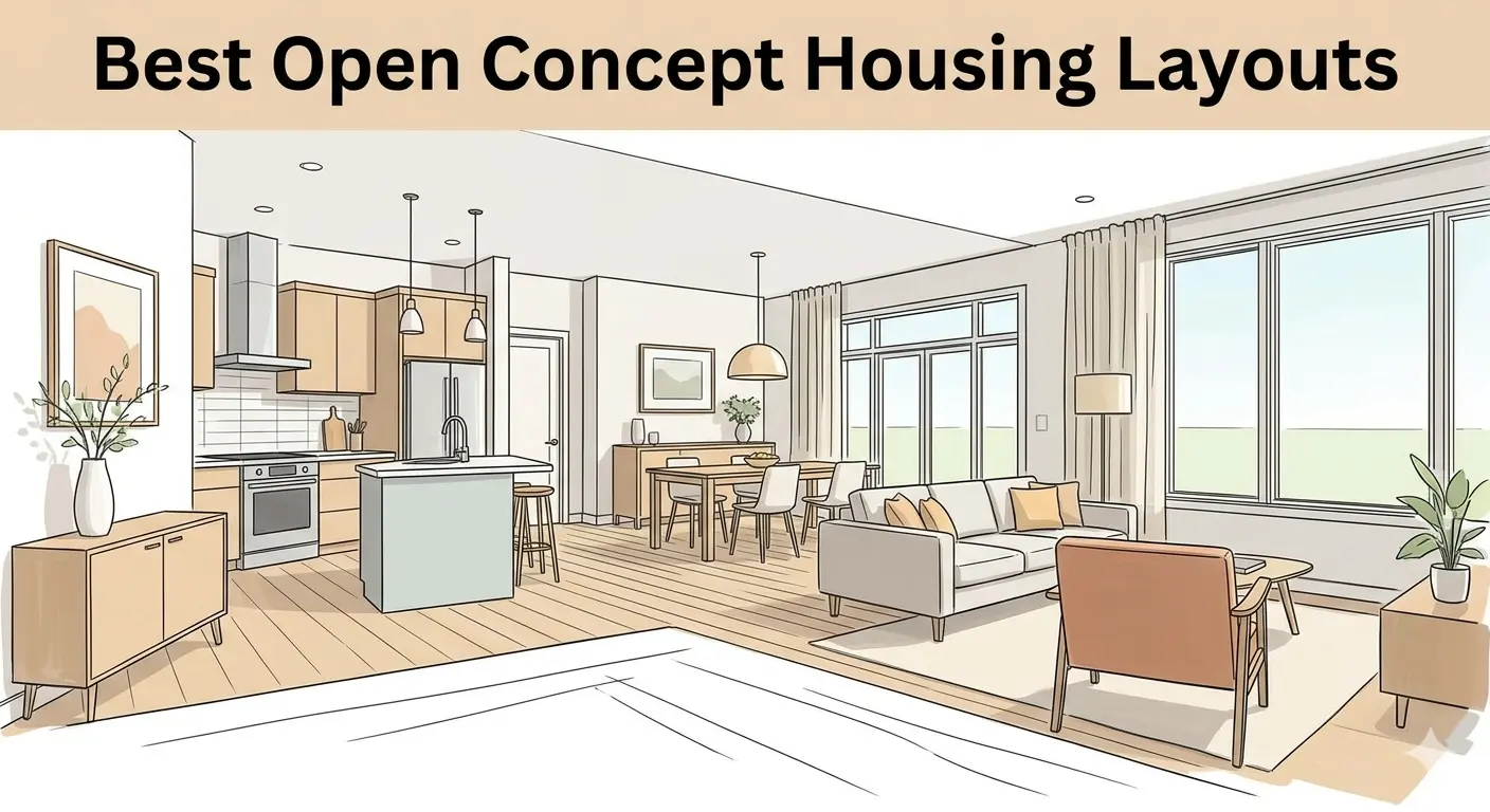 7 Best Open Concept Housing Layouts