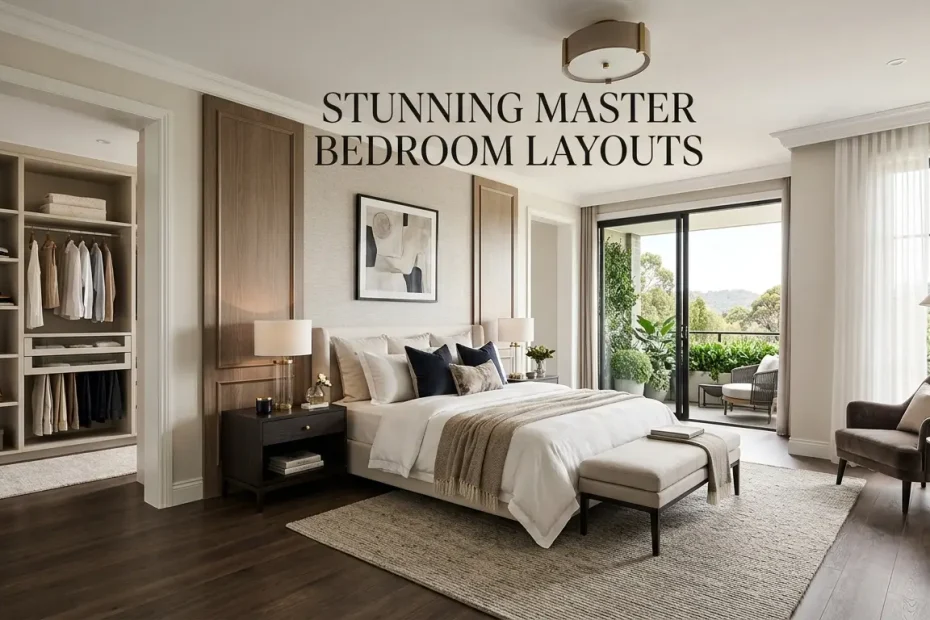 7 Stunning Master Bedroom Layouts