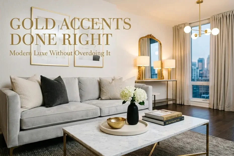 Gold Accents Done Right