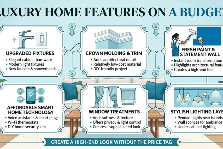10 Luxury Home Features on a Budget