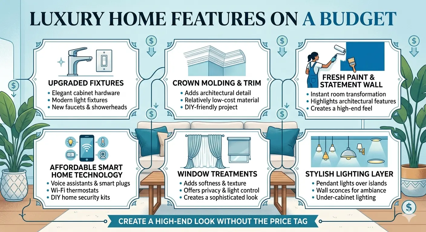 10 Luxury Home Features on a Budget