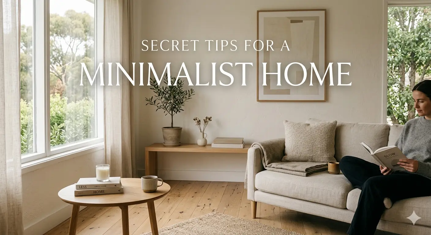 4 Secret Tips for a Minimalist Home